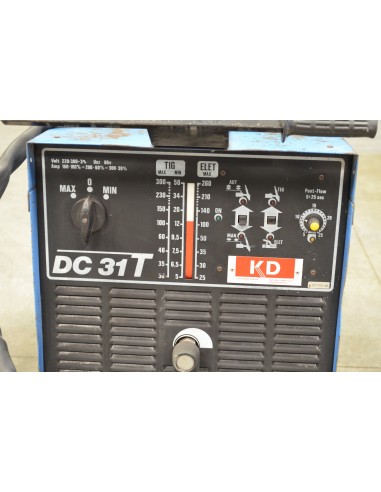 Maquina soldar tig y electrodos KD DC31t