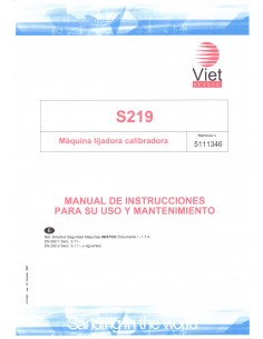Manual instrucciones Calibradora VIET S219